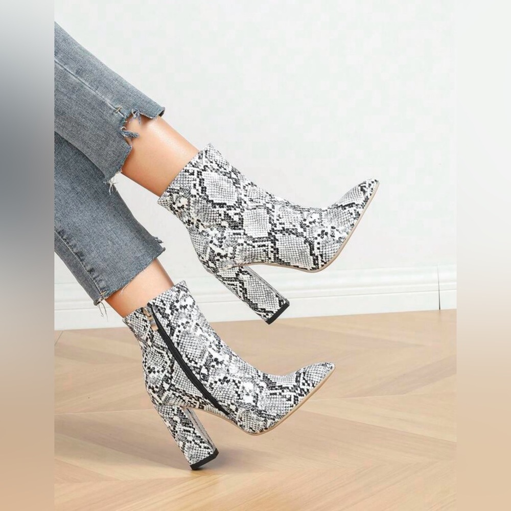 Aldo Faux Snake Skin Boots